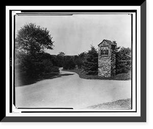 Historic Framed Print, [Newport, Rhode Island. A.C. James home, Suprise Valley",  entrance pathway]",  17-7/8" x 21-7/8"