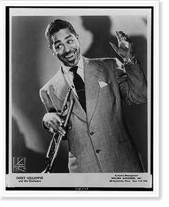 Vintage Photo Print - Dizzy Gillespie and his orchestra.James J