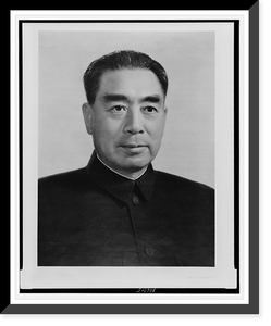 Chou En-lai, head-and-shoulders portrait, Antique Wall Art