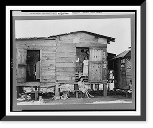 San Juan, Puerto Rico. El Fangitto, the slum area - 3, Historic Reproduction