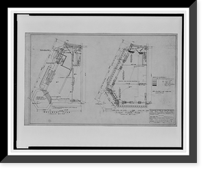 Alterations to a store building with apartments above for Mrs. John R. Williams, 1725-1727 Connecticut Avenue, N.W., Washington, D.C. Basement and first floor plan.George N. Ray, architect. Timel