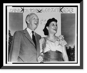Supreme Court Justice Hugo Black and wife, the former Mrs. Elizabeth S. DeMeritte, half-length portrait, facing right, Historic Reproduction