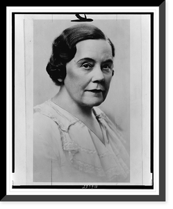 Anne O'Hare McCormick, head-and-shoulders portrait, facing front, Vintage Wall Art