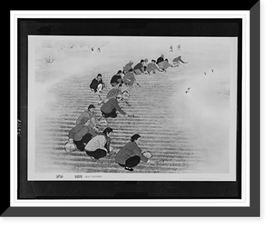 Spring hoeing : selected from the Hu County farmers' paintings exhibition, Antique Print