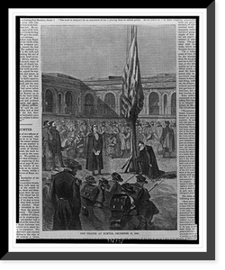 The prayer at Sumter, December 27, 1860 Classic, Historic Print