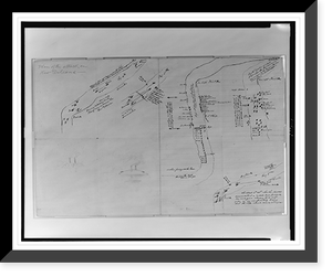 Plan of the attack on New Orleans, Vintage Poster