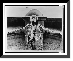 Aleister Crowley, half-length portrait, standing, facing front, Historic Reproduction