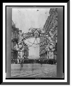 San Francisco's welcome to Grant, Historic Print