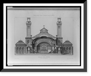 Antique Photo Print - Palais du Trocadéro Salle des fêtes