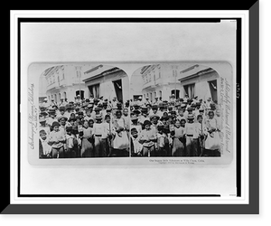 Historic Framed Print, Our happy little admirers at Villa Clara, Cuba,  17-7/8" x 21-7/8"