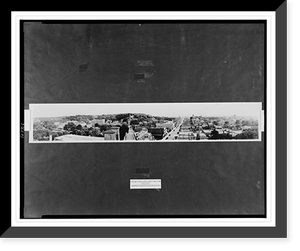 A view of Council Bluffs as seen from the cupola of Washington Avenue School, Antique Wall Art