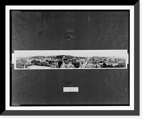 A view of Council Bluffs as seen from the cupola of Washington Avenue School, Antique Wall Art
