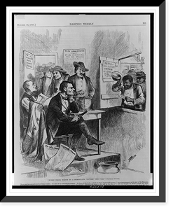 Everything points to a Democratic victory this fall - Southern Papers".J.A. Wales.", Antique Print