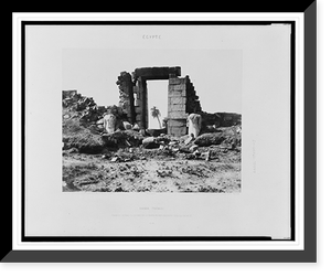Antique Photo Print - Karnak (Thèbes) - premier pylône