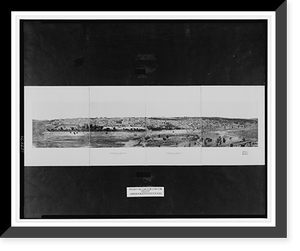 Panorama von Jerusalem, vom Oelberg aus gesehen Classic, Antique Wall Art