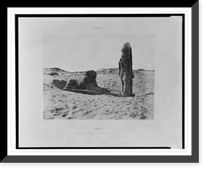 S&eacute;bo&ucirc;ah - temple - colosse et sphinx de la partie gauche de l'avenue.FT monogram F&eacute;lix Teynard phot. Classic, Vintage Print