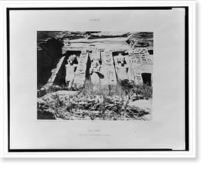 Historic Photo Print - Abou-Sembil - petit spéos - Vintage Wall Art Gift