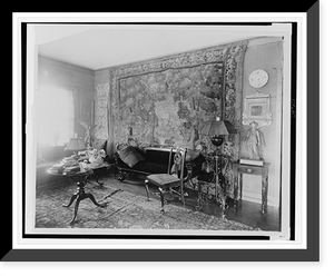 Living room in St. Gaudens, Windsor, Vermont, Vintage Poster