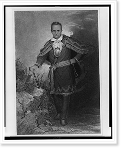 Historic Photo Print - Sa-go-ye-wat-ha Seneca chief Red Jacket.painted