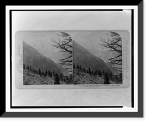 The summits of Mt. Cevedale (12,380 ft.), from Madritsch-Joch, Tyrol, Austria, Antique Wall Art