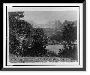 Historic Framed Print, Schneewinkel, Berchtesgaden, Germany,  17-7/8" x 21-7/8"