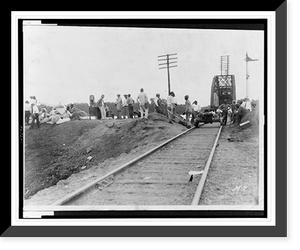 Historic Railroad - Railroads & Depots - Railroad handcar on tracks