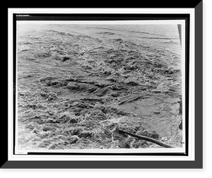 Torrential floodwaters cover everything in its path - 2, Historic Print