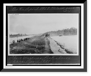 Historic Framed Print, Above Westover, Ark., levee scene,  17-7/8" x 21-7/8"
