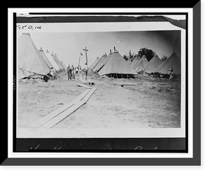 Historic Framed Print, Hickman, Ky., refugee camp,  17-7/8" x 21-7/8"