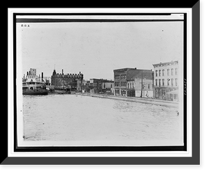 Historic Framed Print, Cairo, Illinois,  17-7/8" x 21-7/8"