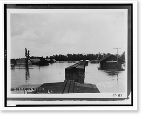 Antique Photo Print - Bordelonville, La - Vintage Wall Art Gift