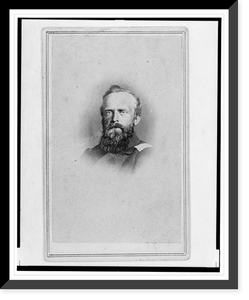 Historic Framed Print, [Brigade Commisariat Captain Edward Mueller, Union officer in the 32nd Indiana Regiment, bust portrait, facing front].T.M. Schleier's Cartes de Visite Photograph Gallery, Nashville, Tenn.,  17-7/8" x 21-7/8"