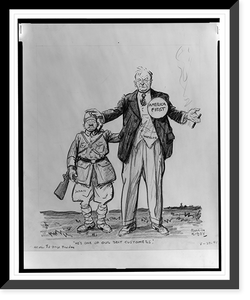 Historic Framed Print, He's one of our best customers"",  17-7/8" x 21-7/8"