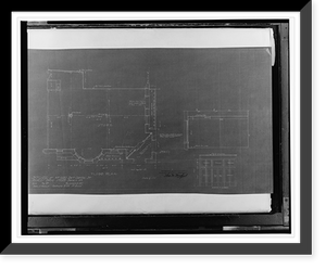 Alterations to a drugstore (Peoples Drug Store"), 1020 East Capitol Street, N.E., Washington, D.C. Floor plan and entrance", Historic Print