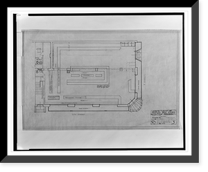 Alterations to a drugstore (Peoples Drug Store"), 1000 F Street, N.W., Washington, D.C. Plan", Historic Reproduction