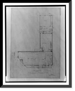 Alterations to a drugstore (Peoples Drug Store No. 10"), 18th Street and Columbia Road, N.W. (lot 822, sq. 2560), Washington, D.C. Sales floor" Classic, Vintage Print