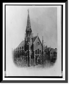 Historic Framed Print, Calvary Baptist Church, [Washington, D.C.],  17-7/8" x 21-7/8"