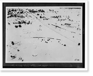 Historic Photo Print - Melville, La., town flooded by waters