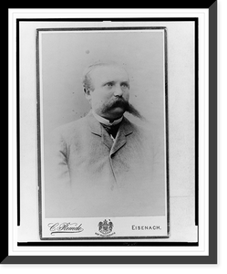 Adolf C.A. Runnebaum, half-length portrait, facing slightly right.C. Remde, Eisenach. Classic, Vintage Wall Art