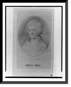 Historic Framed Print, Schiller's mutter,  17-7/8" x 21-7/8"