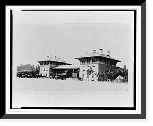 Historic Framed Print, Adana station,  17-7/8" x 21-7/8"