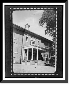 Military Road Elementary School, Mo. Ave. between 13th and 14th Sts., N.W., Washington, D.C, Historic Reproduction
