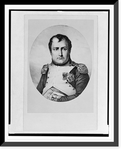 Historic Framed Print, [Napoleon I, head-and-shoulders portrait, facing front],  17-7/8" x 21-7/8"