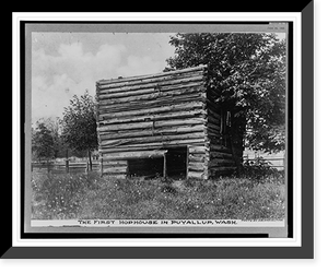 The first hop house in Puyallup, Wash..photo by H.R. Hazeltine, Antique Wall Art
