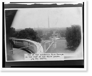 Historic Architecture - White House - One of the automatic fire escapes