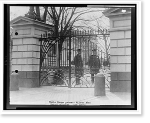 Historic Architecture - White House - gates - Wilson adm