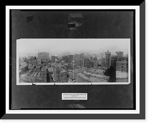 Chicago, bird's eye view, 1912, Antique Poster