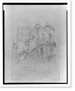 Vintage Photo Print - Chateau Blois, France.Gilbert del