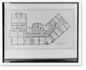 Antique Architecture - Washington DC - Apartment house (Altamont), 1901