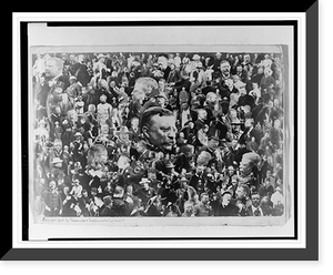 Historic Framed Print, [Theodore Roosevelt photomontage],  17-7/8" x 21-7/8"